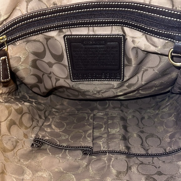 Vintage Coach  Legacy XL Suede Duffle #9322 - Picture 5 of 9